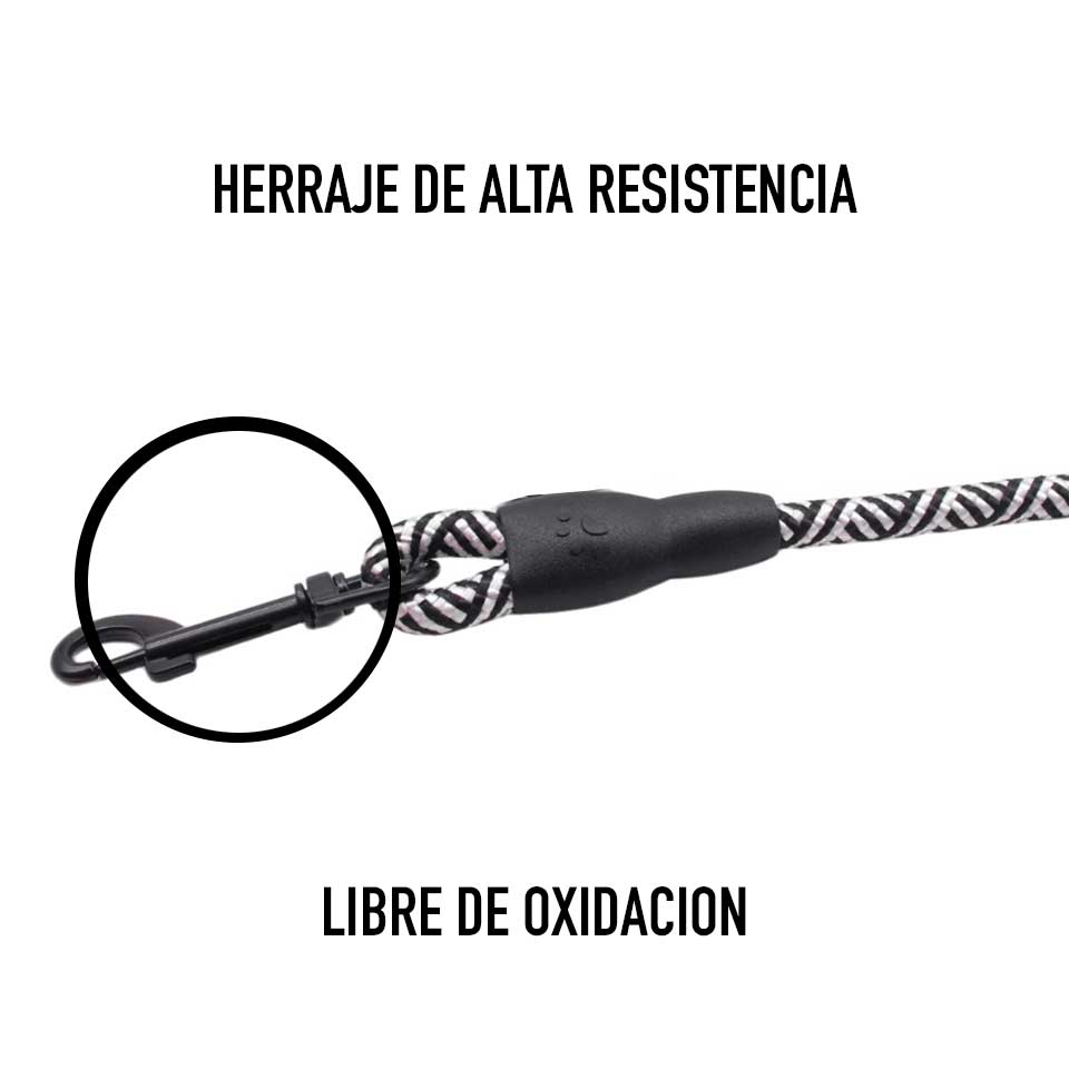 Correa Tribal Nylon - Blanco