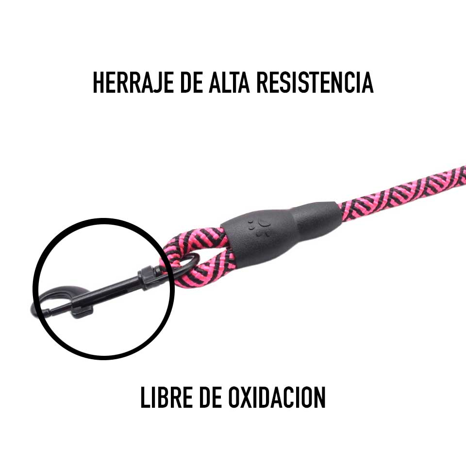 Correa Tribal Nylon - Rosa