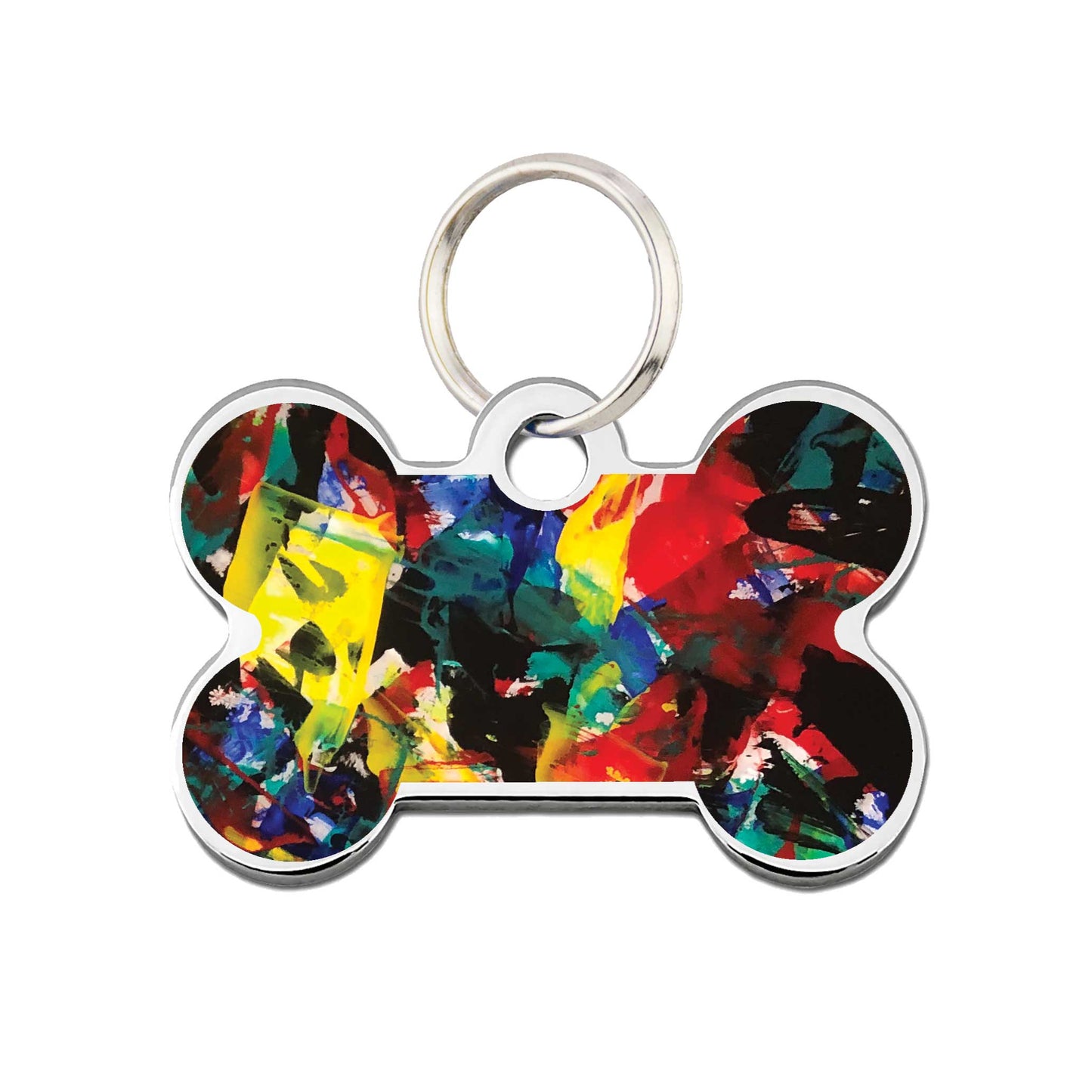 Placa - Pintada a mano - Multicolor